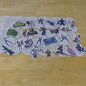 Fortnite stickers for laptop, lockers, crafts, scrapbooking